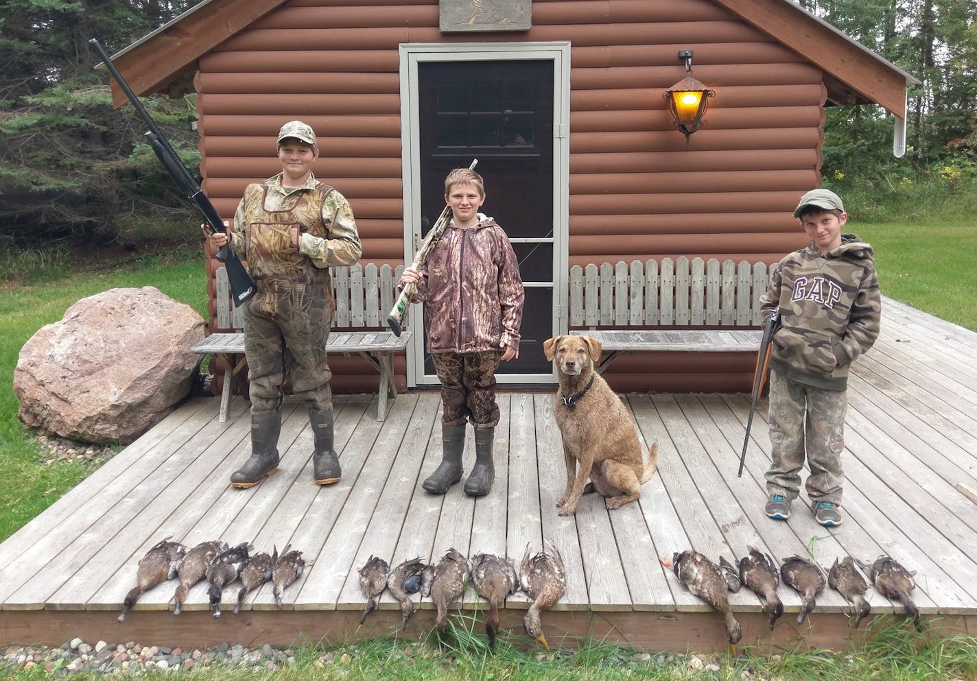 Chris purchased a parcel of land near Thief Lake for the express purpose of hunting the lake w his three boys and wife. The cabin is remodeled and full of waterfowl hunting art and other stuff. I used Chris in my lede. He's extremely attached to Thief Lake and is a diehard duck hunter, a tradition he's passed on to his kids.