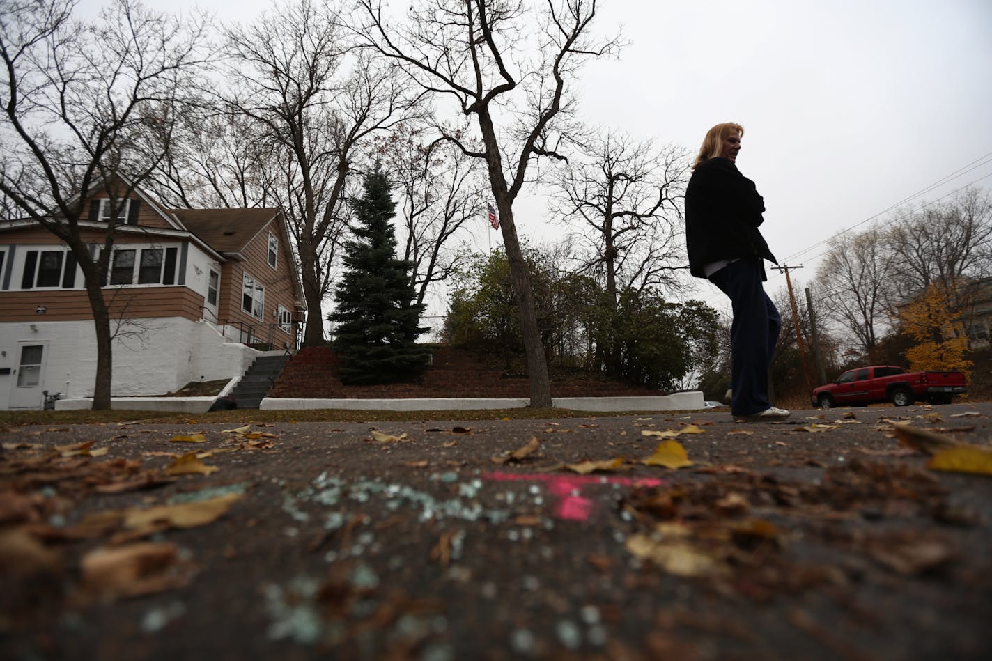 Broken glass from a car was all that was left at the scene of a shooting in St. Paul's Payne-Phalen neighborhood, where police shot and killed a drug suspect. this location St. Paul police officer shot and killed a man. It was the first of two fatal shooting incidents involving St. Paul police on Tuesday.