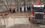 A car was pulled from the Chippewa River midafternoon Tuesday in an effort that included fire, police and volunteer personnel, according to the Eau Cl