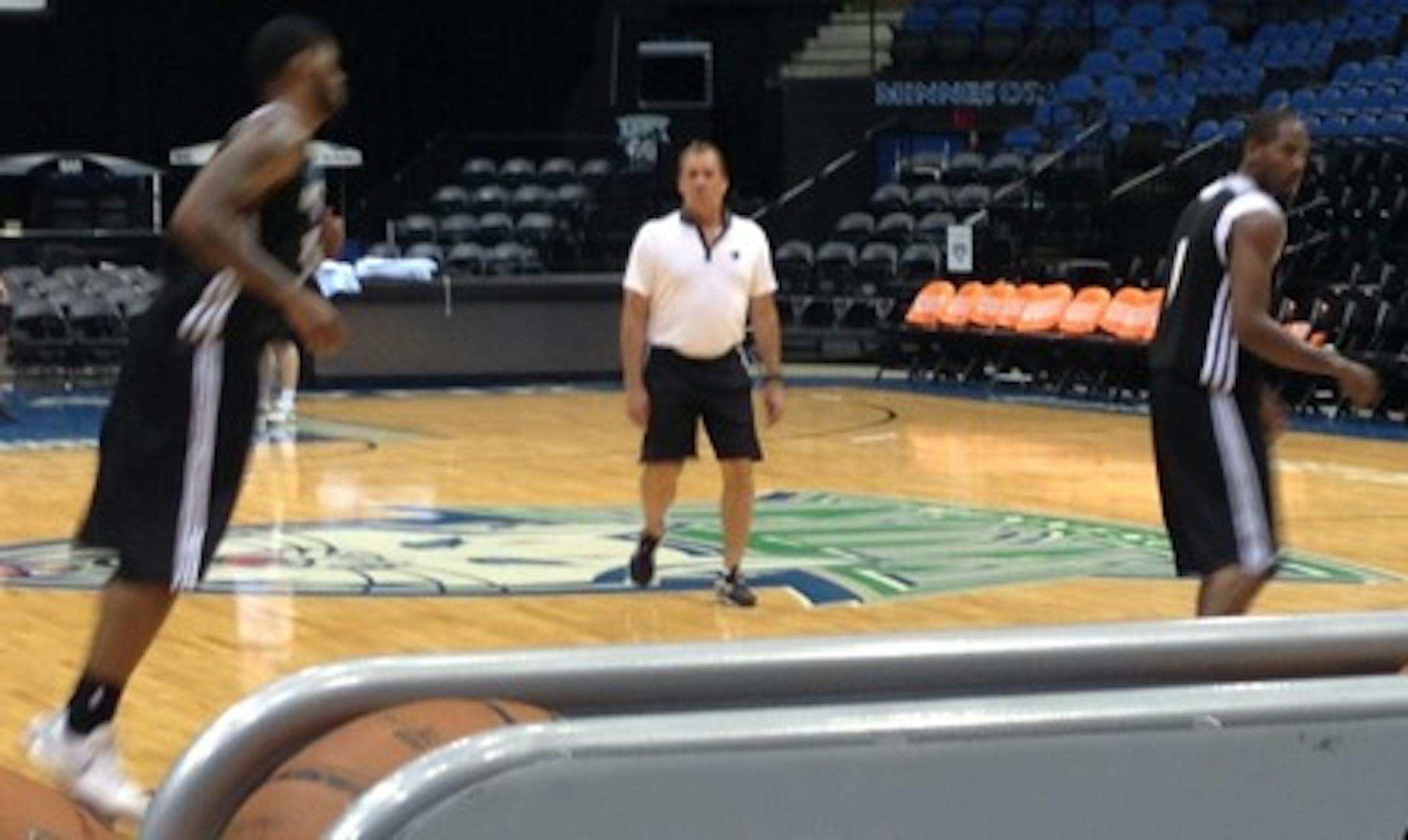 Flip Saunders, in his element