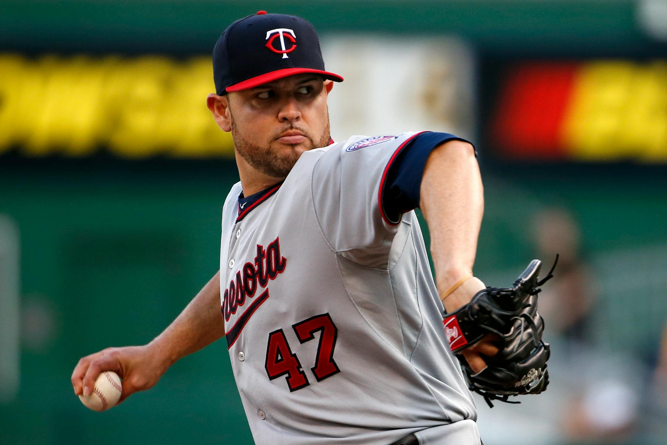 Twins pitcher Ricky Nolasco.