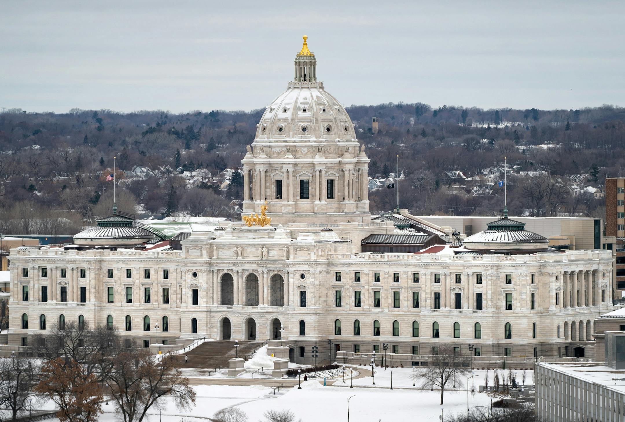 The Minnesota State Capitol as seen from downtown St. Paul. ] GLEN STUBBE &#x2022; glen.stubbe@startribune.com Monday, December 3, 2018 EDS, available for any appropriate use.