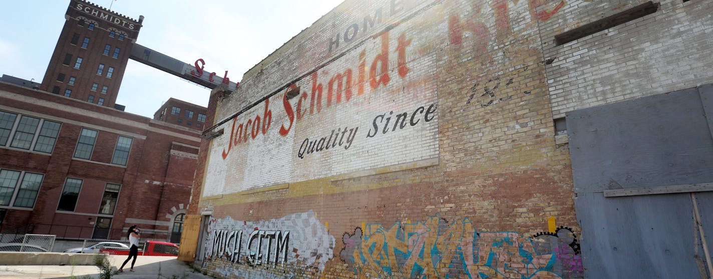 An exterior of the Keg and Case building that will be redeveloped and house several restaurants and was seen Tuesday, Aug. 16, 2016, in St. Paul, MN.](DAVID JOLES/STARTRIBUNE)djoles@startribune A transformative project at the Schmidt Brewery in St. Paul will tap the talents of several leading Minneapolis restaurateurs (Corner Table/Revival, Hola Arepa, Five Watt Coffee) as well as include an ambitious food-focused marketplace, all opening in the summer of 2017.