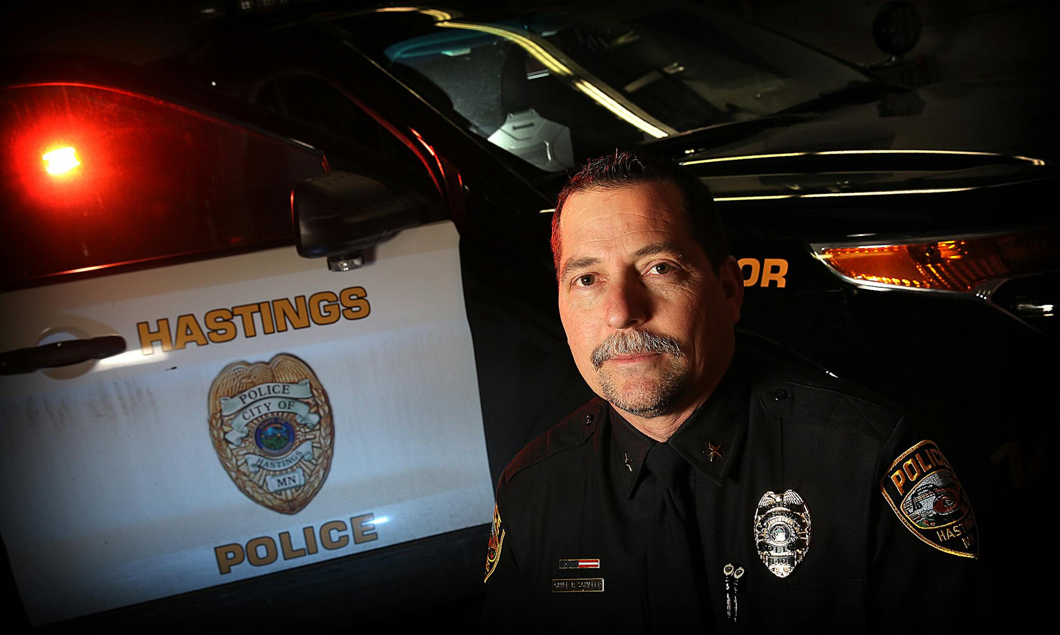 Bryan Schafer is the new police chief in Hastings. ] JIM GEHRZ ‚Ä¢ jgehrz@startribune.com / Hastings, MN / February 5, 2014 / 11:00 AM