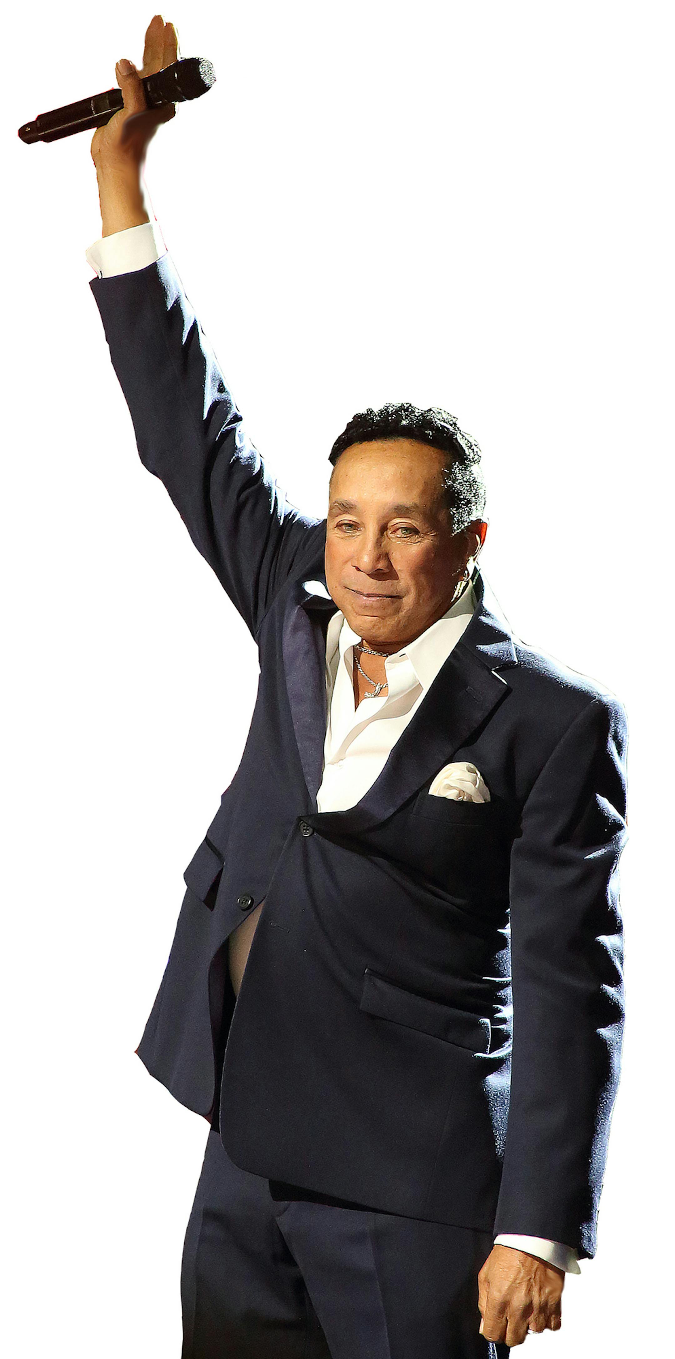 Smokey Robinson performs in concert during the Star-Spangled Spectacular Concert: Bicentennial of Our National Anthem at Pier Six Pavilion on Saturday, Sept. 13, 2014, in Baltimore. (Photo by Owen Sweeney/Invision/AP) ORG XMIT: MIN2014092914002963