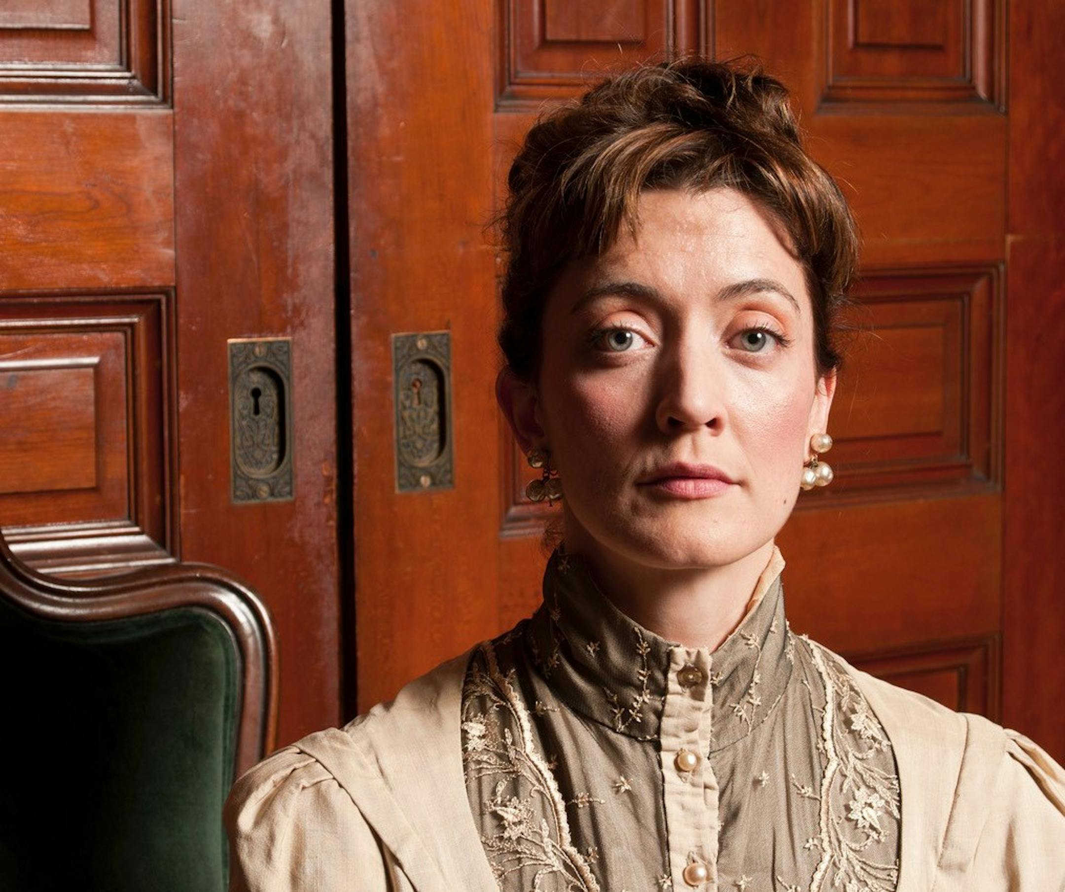 Christina Baldwin plays the iconic Nora in Lucas Hnath's "A Doll's House Part 2" at Jungle Theater. /Drew Trampe