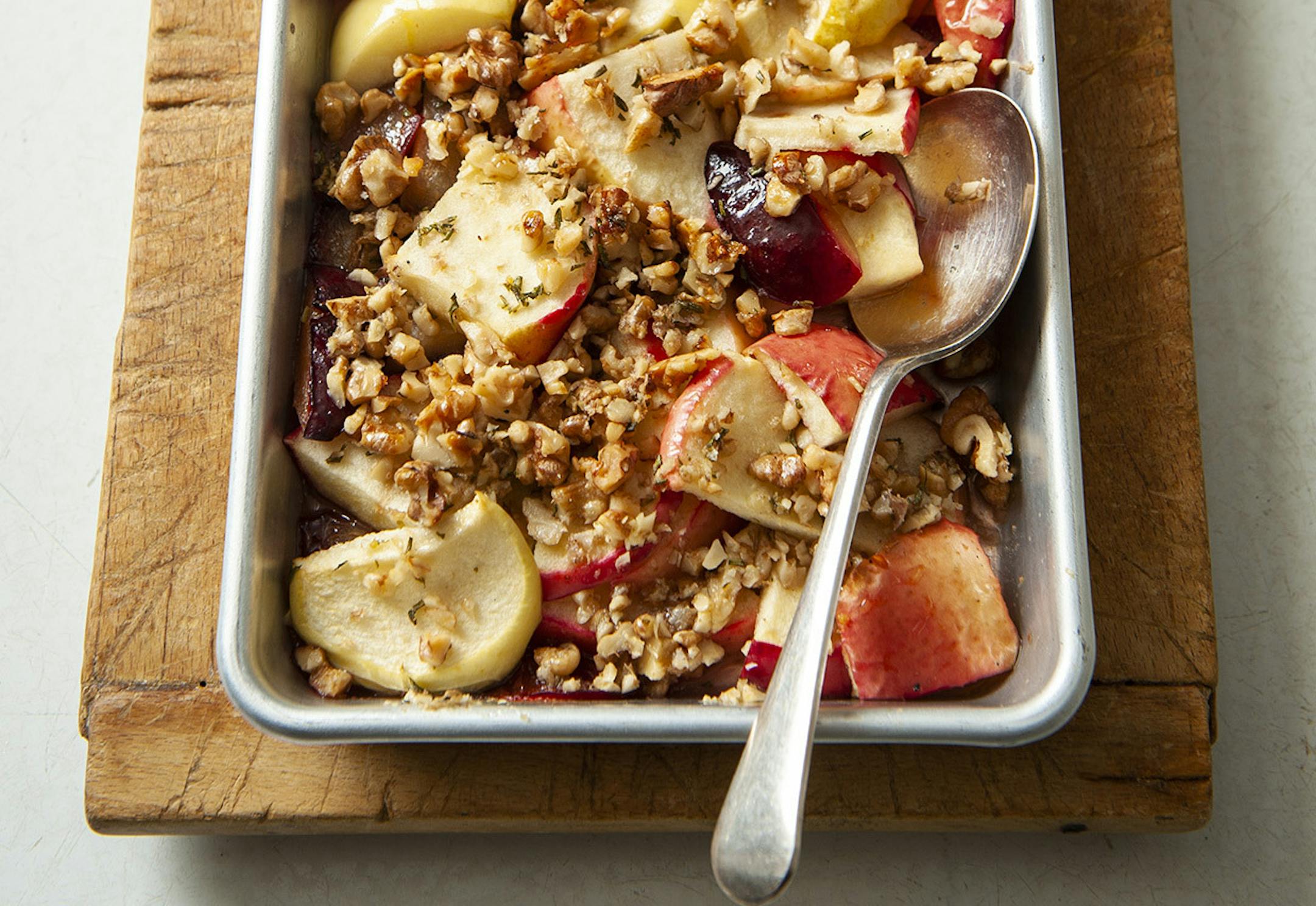 Mette Nielsen • Special to the Star Tribune Savory baked apple crisp.