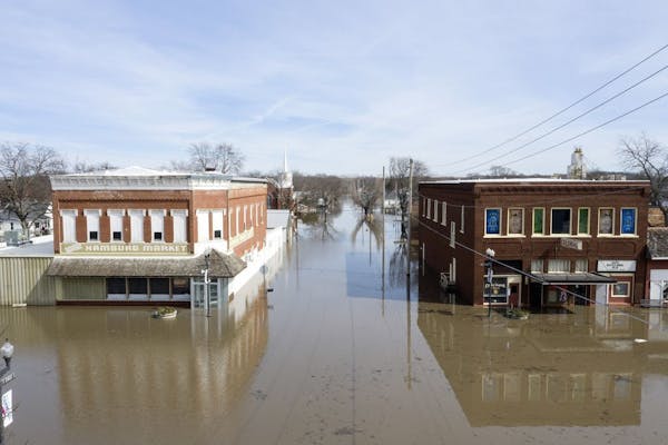 Midwest communities affected by springtime flooding, like Hamburg, Iowa, will have to wait longer for Congress to approve disaster aid.
