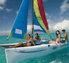 PHOTO MOVED IN ADVANCE AND NOT FOR USE - ONLINE OR IN PRINT - BEFORE MARCH 13, 2016. An undated handout from Beaches Resorts of teens on a catamaran. 