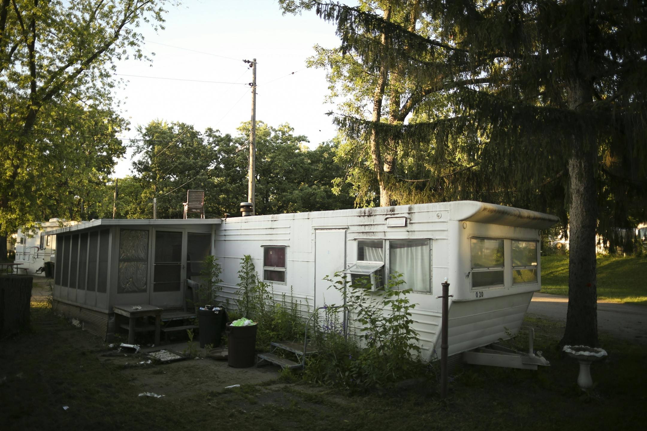 One resident thought this was the oldest trailer in Lowry Grove.