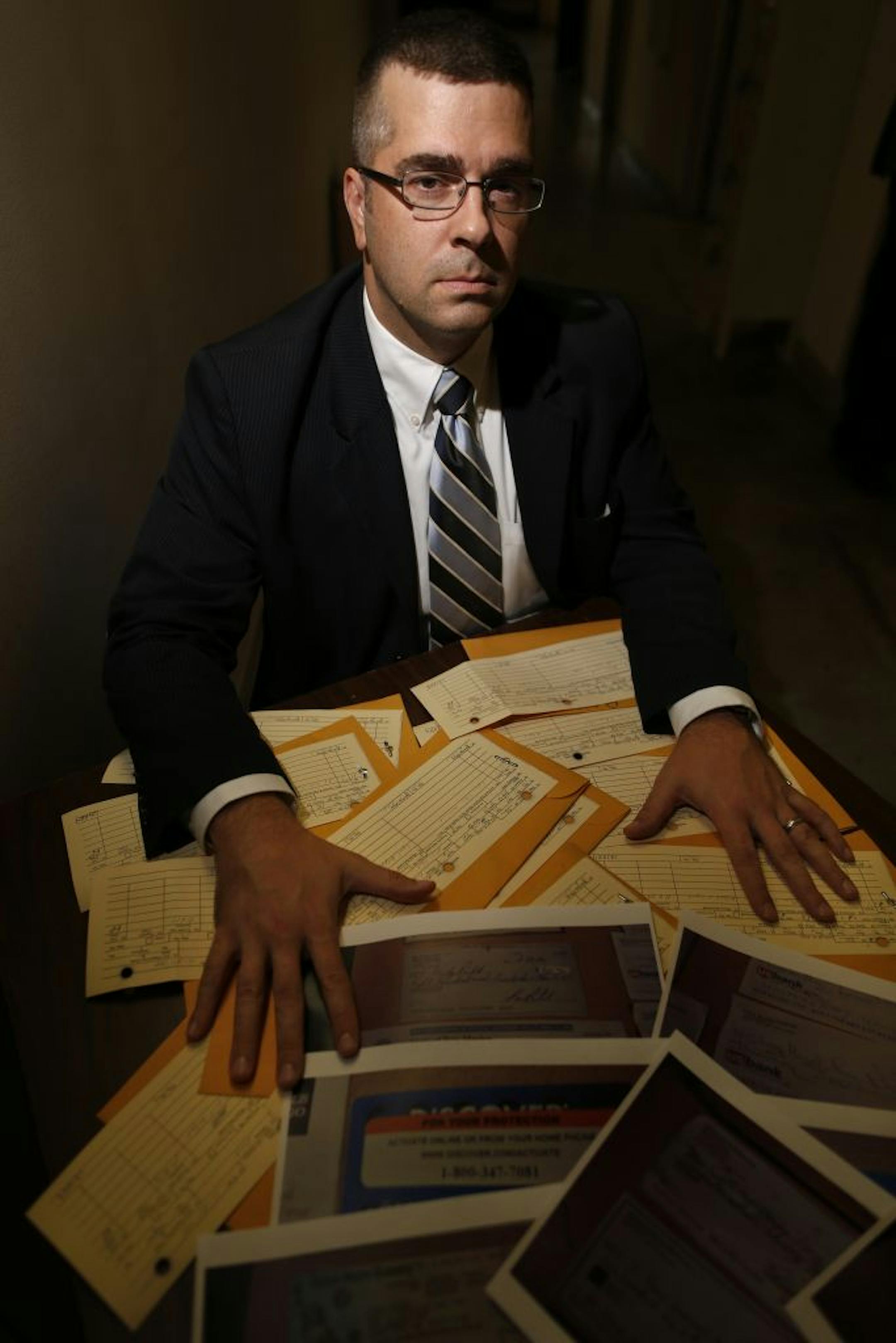 Assistant Ramsey County Attorney John Ristad devotes his time to financial fraud investigations. He works with investigators to build stronger cases and to re-examine open ones that, with a little more work, could be prosecuted.