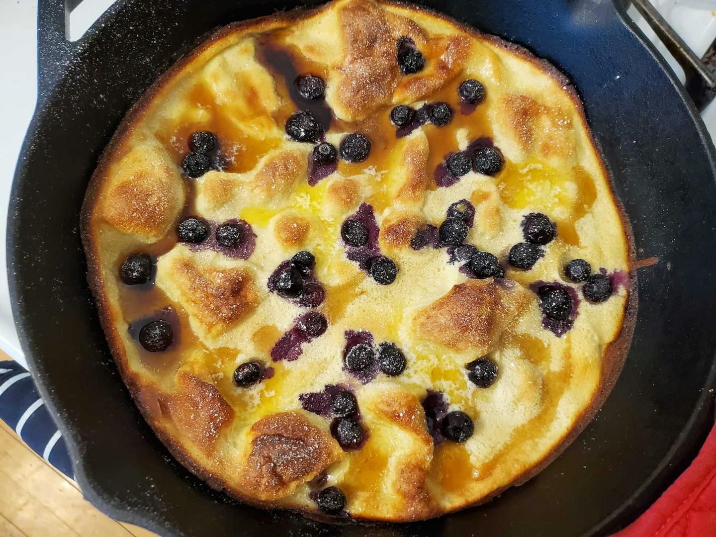 Blueberry Dutch Baby from Grand Cafe.