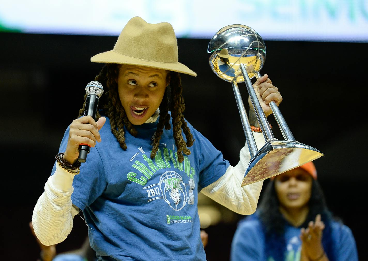 Seimone Augustus danced with the WNBA championship trophy in 2017. On Saturday, she returns as an opposing coach.