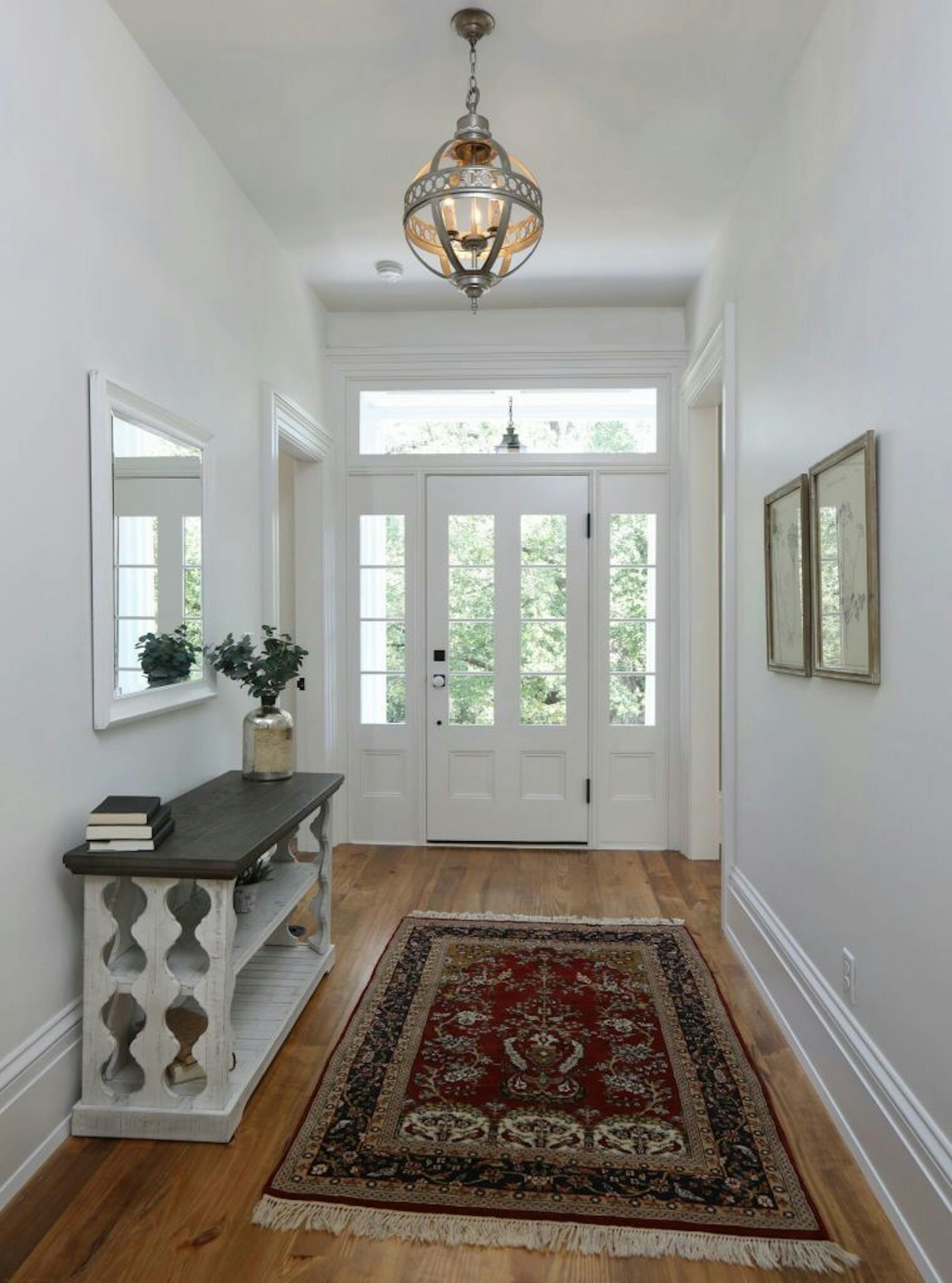 Inside, great care was taken to replicate the home's original character.