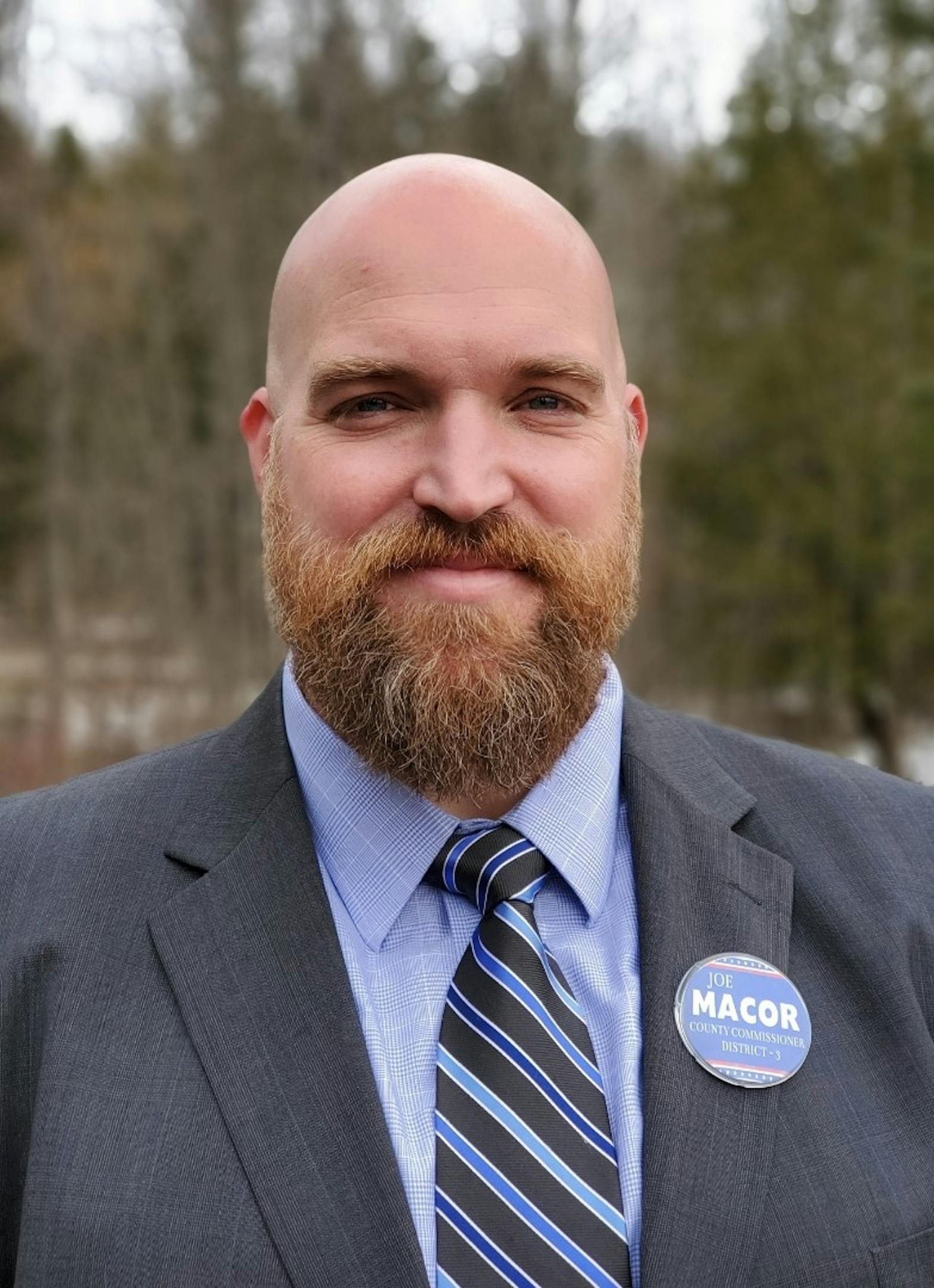 Joe Macor is running to represent the West Duluth district on the St. Louis County board.