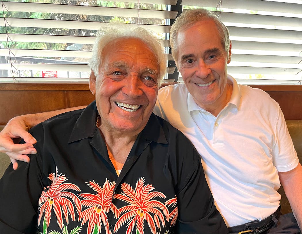 Ken Resnick, right, pictured in recent years with his longtime friend Adnan Al-Kaissie.