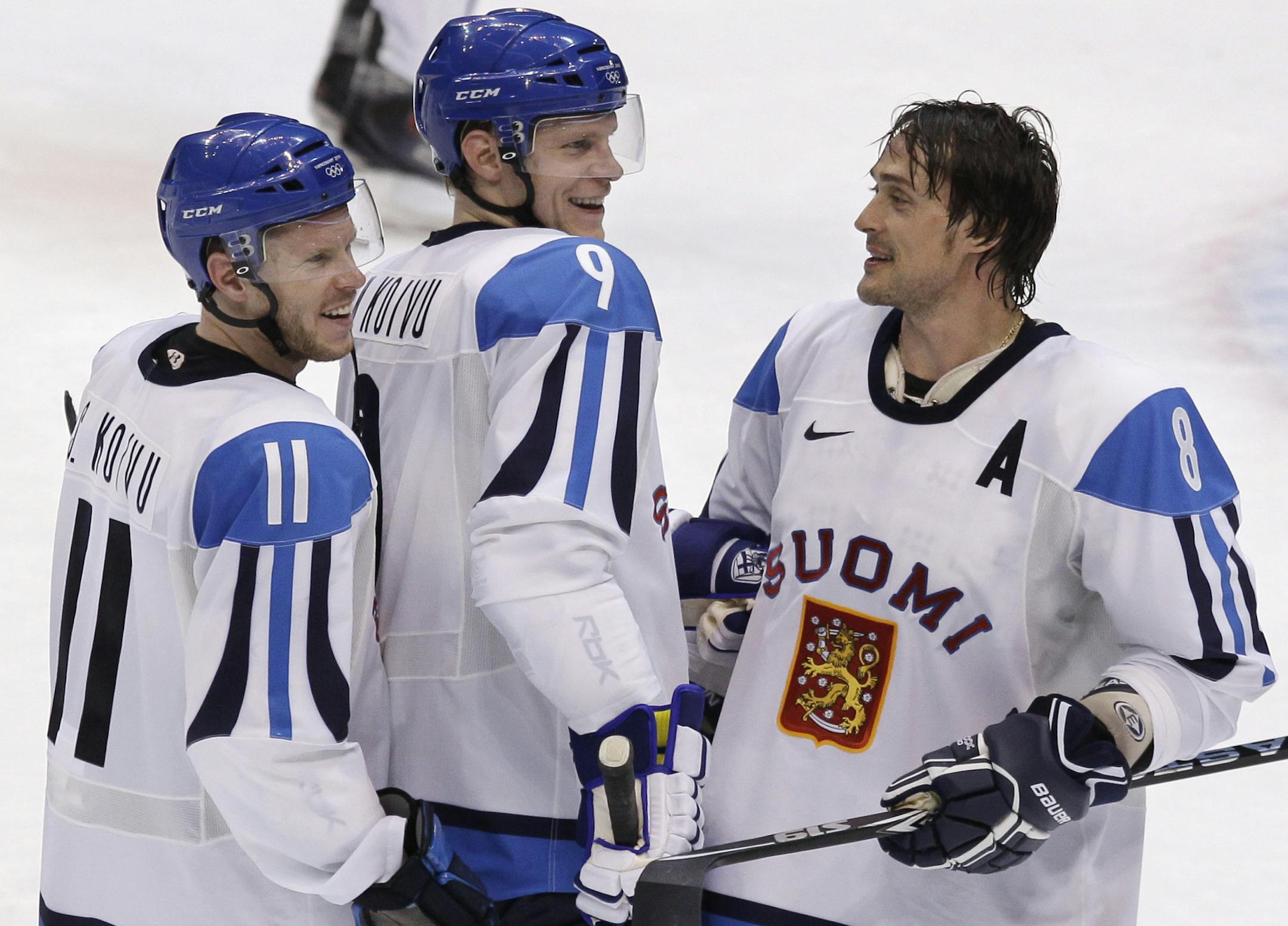 According to coach Erkka Westerlund, either Saku Koivu (11) or the Wild’s Mikko Koivu (9) will be Finland’s captain for the Sochi Olympics. Westerlund also said he will consult with veteran Teemu Selanne (8) and others about the decision.