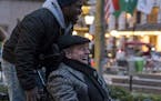 Kevin Hart and Bryan Cranston in the STX-released movie "The Upside." (David Lee/STX Films) ORG XMIT: 1281409