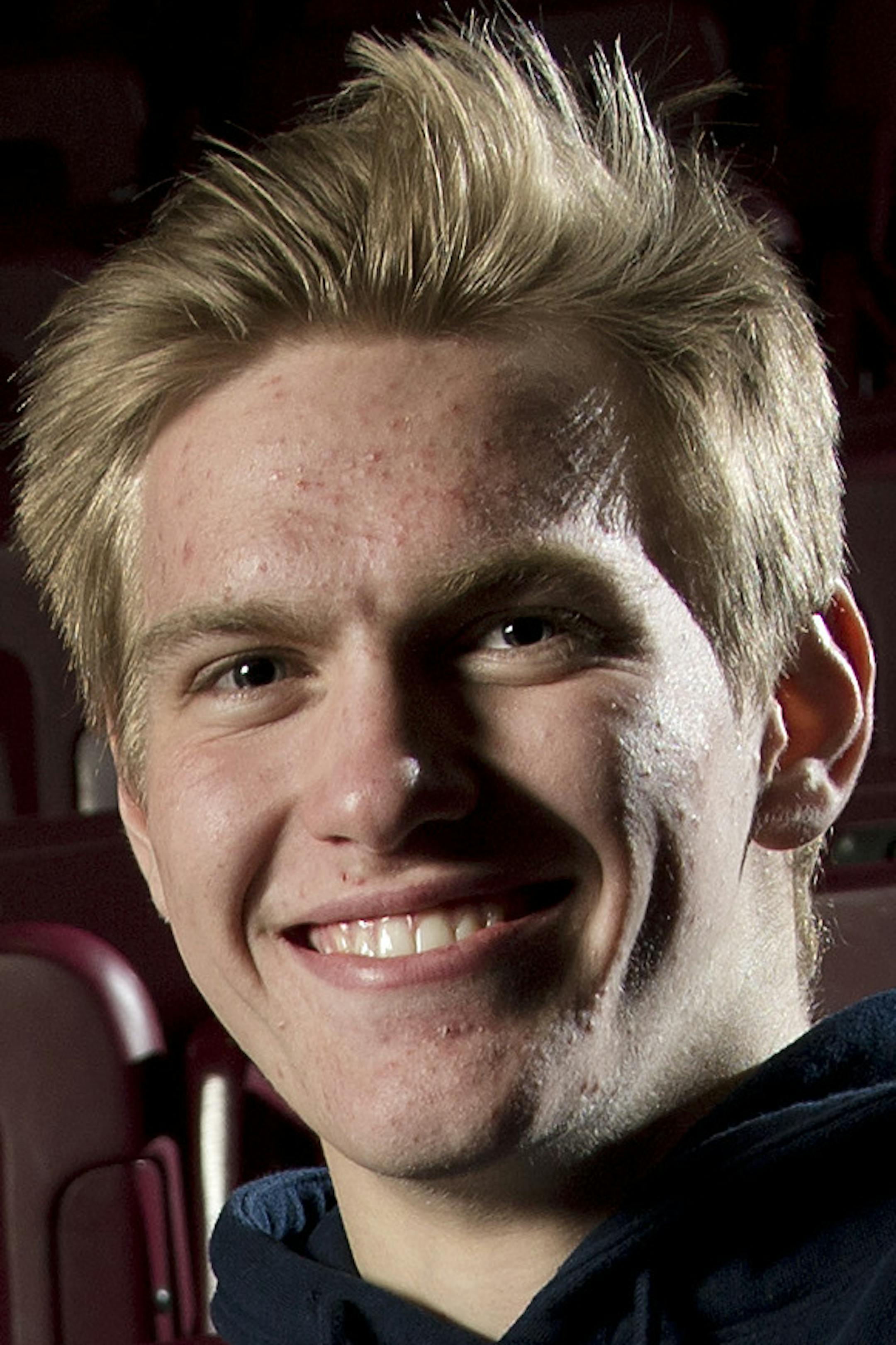 Notre Dame player and Wild draft pick Mario Lucia.