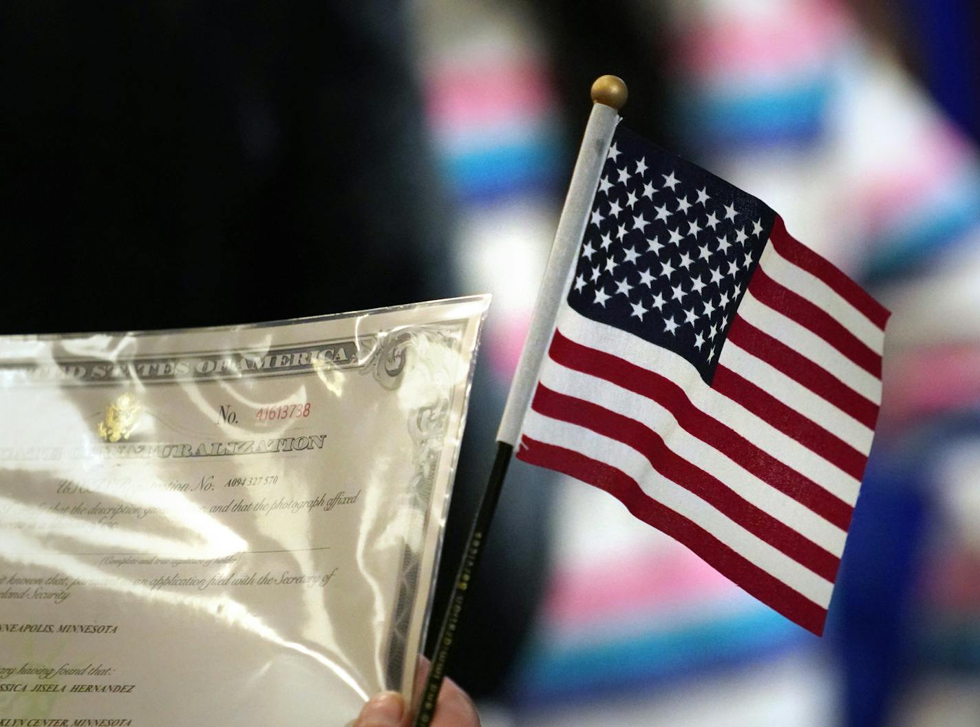 The International Institute of Minnesota, a refugee resettlement agency in St. Paul, is celebrating its centennial this week. On Tuesday, 126 new immigrants and refugees, from 38 different countries were sworn in as US citizens at a ceremony at the Institute. ] A look at its work sheds light into the varying waves of refugees that have arrived in Minnesota and the U.S. ]
brian.peterson@startribune.com
St. Paul, MN
Tuesday, December 11, 2019