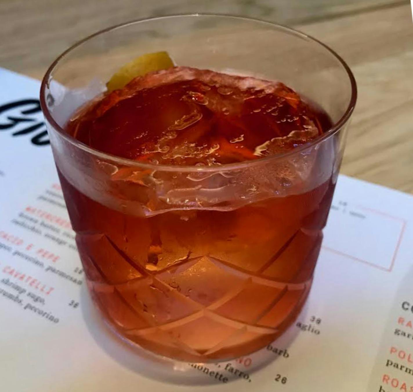 Negroni at Giulia.