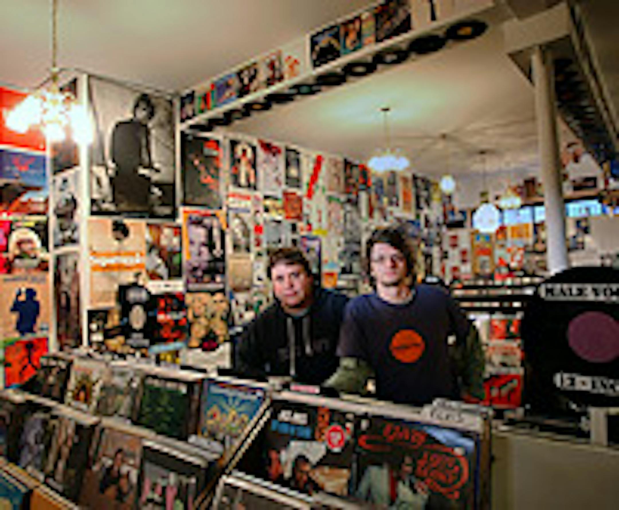 Eclipse co-owners Jason Brazil, left, and Joe Furth have set up shop in a new, more music-friendly St. Paul location.