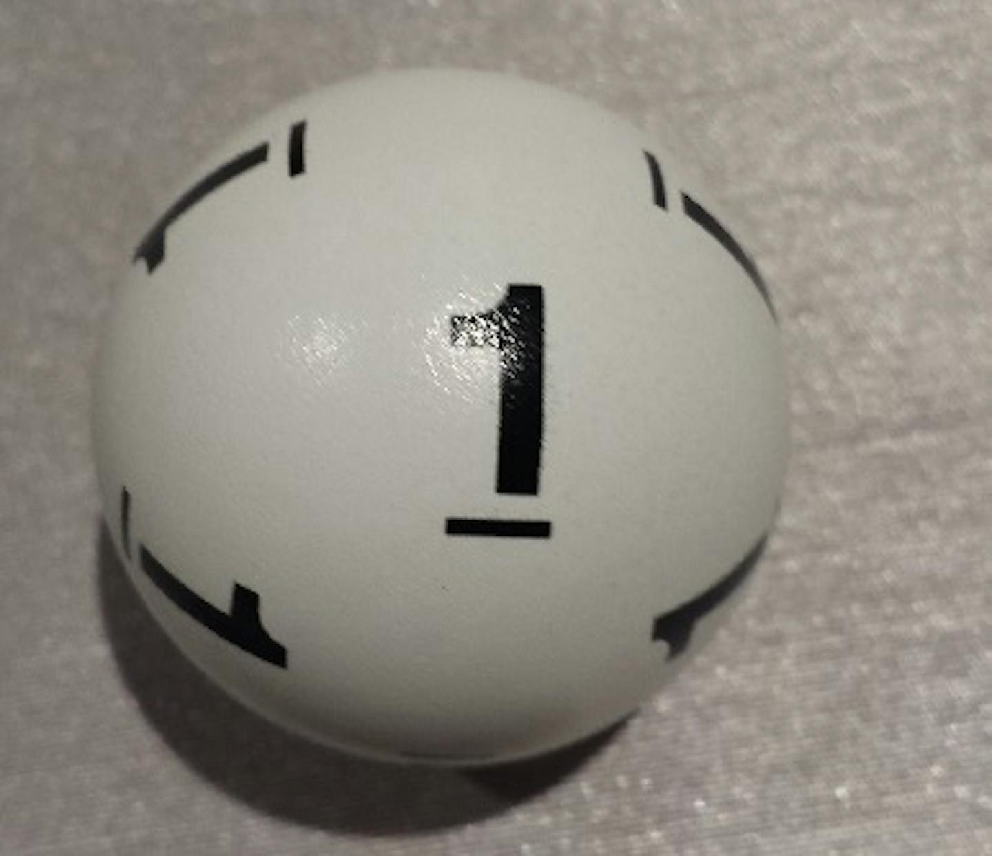 The first ball drawn in the NBA lottery last night.