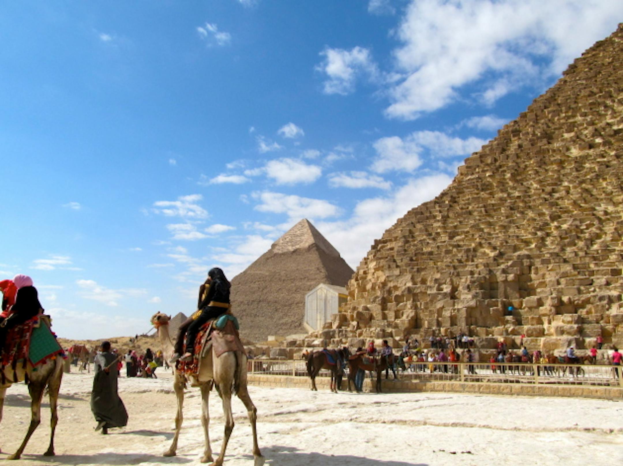 A beautiful day to tour the Pyramids