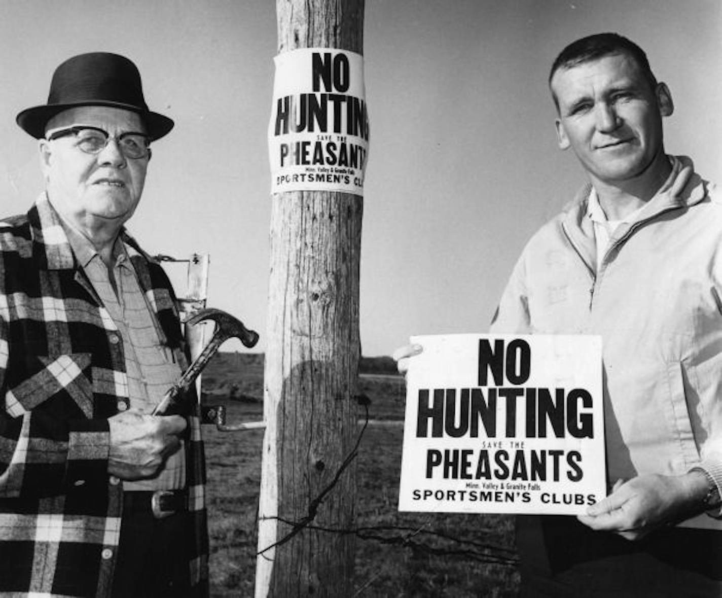 After a severe winter, a "save-the-pheasant" movement was alive and well in Granite Falls in 1965. Hunters and sportsmen's groups persuaded the DNR to cancel the season statewide in 1969.