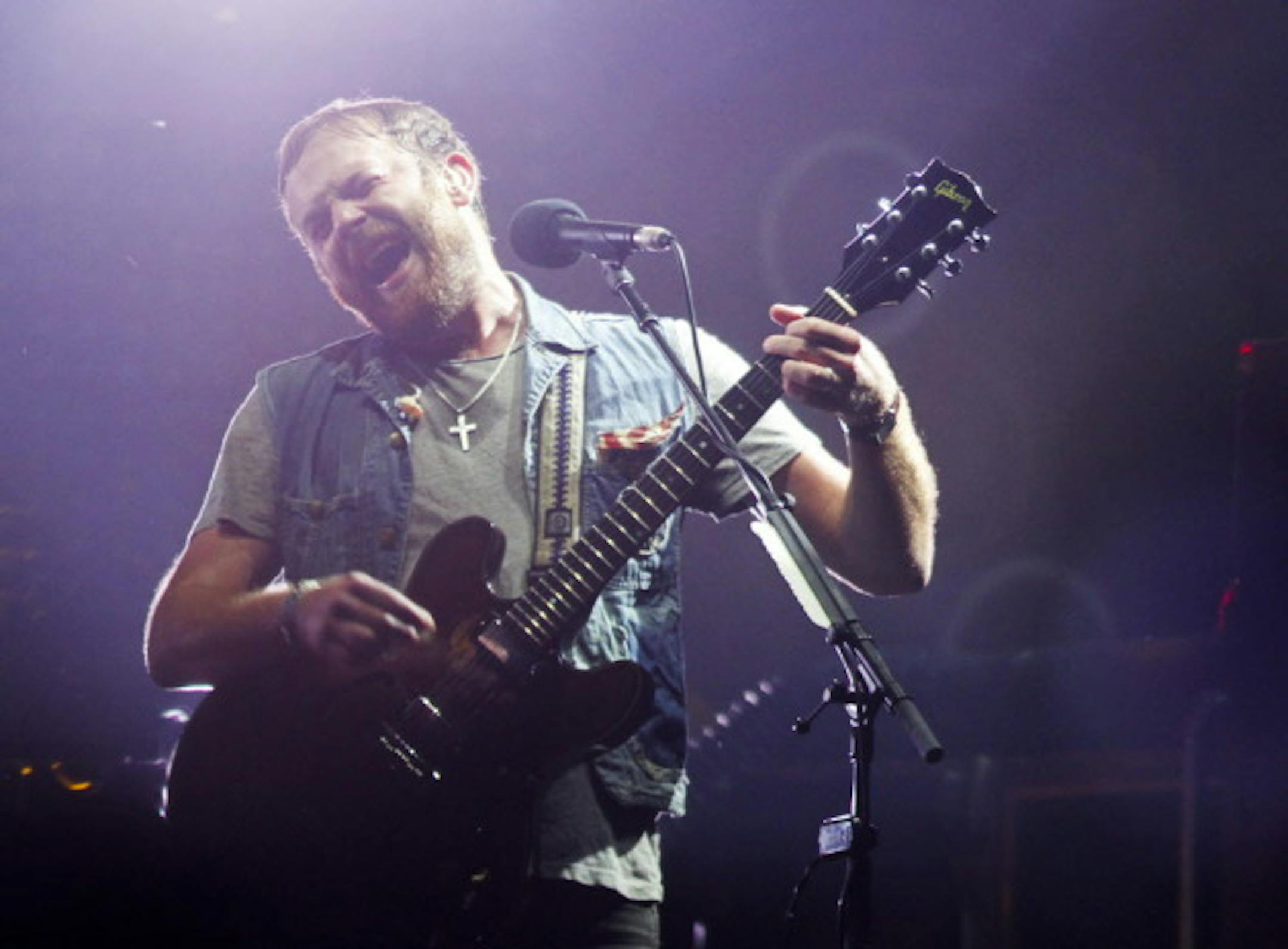 Caleb Followill and Kings of Leon headlined the two-weekend Austin City Limits Festival earlier this month. / Jack Plunkett, AP Invision