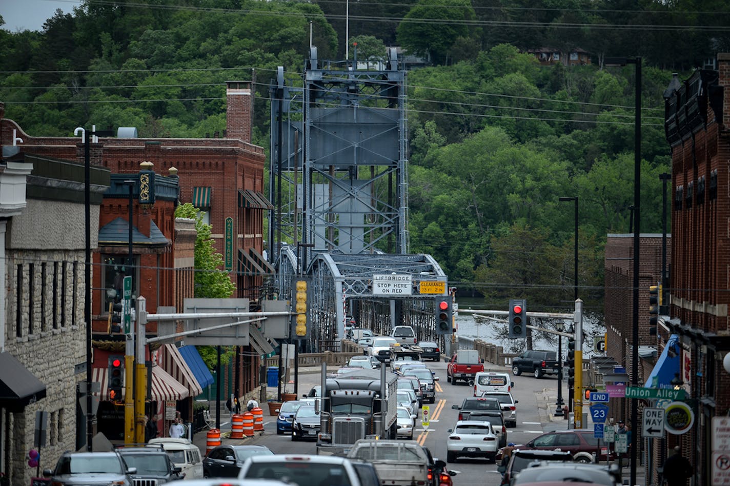 Stillwater wants to put out concrete barriers along Main Street to block off parking spaces and convert the space for outdoor dining and shopping.