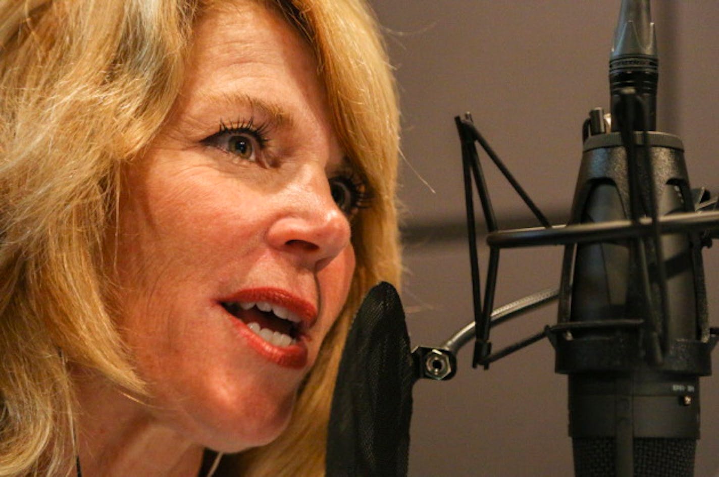 Kerri Miller runs through a podcast introduction script.  ] Timothy Nwachukwu ' timothy.nwachukwu@startribune.com  MPR News and Talking Volumes host Kerri Miller records her new podcast, SmartSex, at On Being/KTPP on Friday, July 15, 2016 in Minneapolis, Minn. The show allows Miller to engage in candid conversations with women about sex and sexuality.