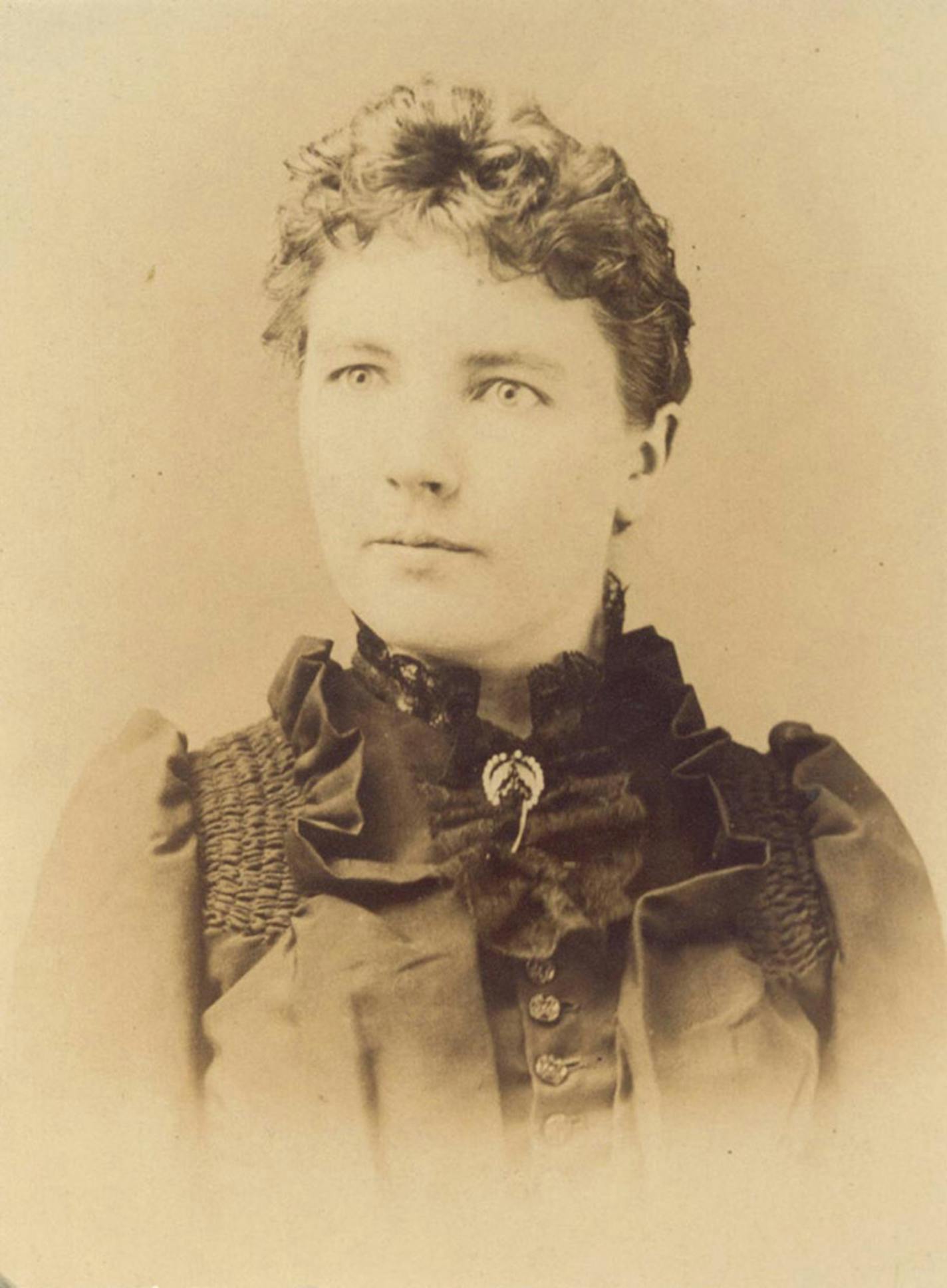 Laura Ingalls Wilder, circa 1885.