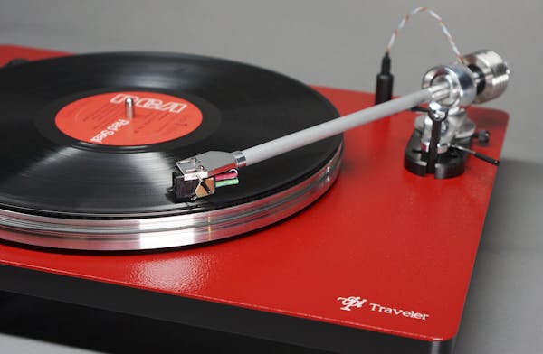 An undated handout photo of the Traveler turntable by VPI ($1,500). From the renewed popularity of vinyl to the sales explosion of high-end headphones