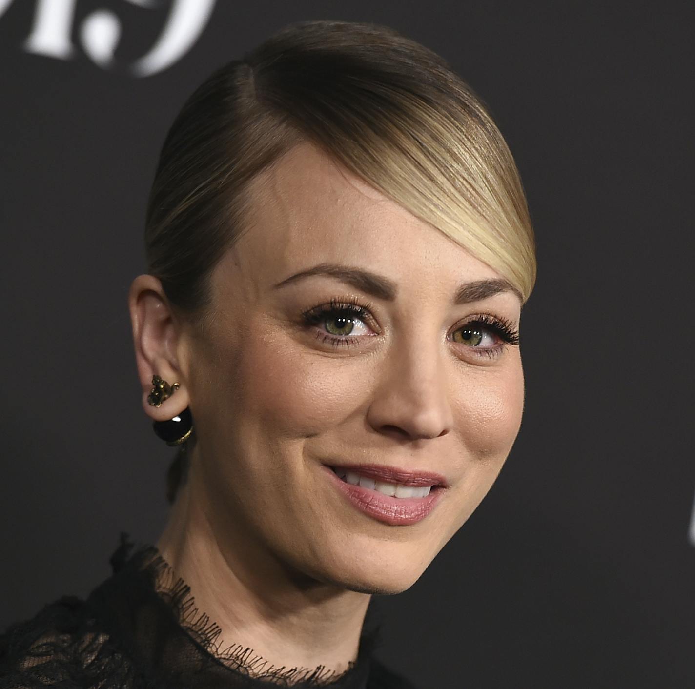 Kaley Cuoco arrives at the 5th annual InStyle Awards on Monday, Oct. 21, 2019, at the Getty Center in Los Angeles. (Photo by Jordan Strauss/Invision/AP)