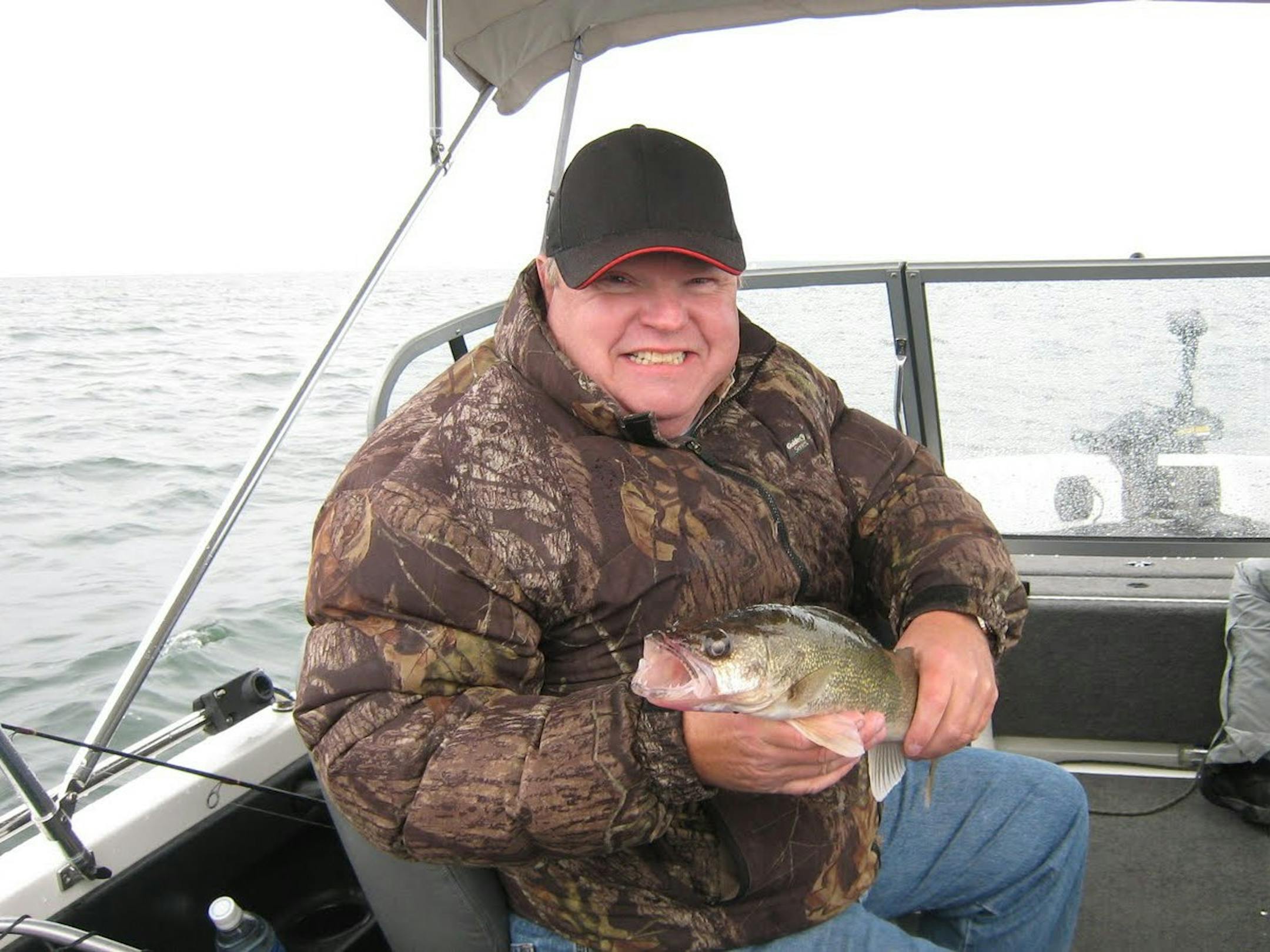 Cliff "Buddy'' Buland of Bloomington caught this walleye on Mille Lacs. He loved to hunt and fish and spend time at the family cabin near Outing. His family chose this photo to run with his newspaper obit because it represented Buland's life. After being diagnosed with colon cancer in 2015, his last wish was to "see one more deer season.''
