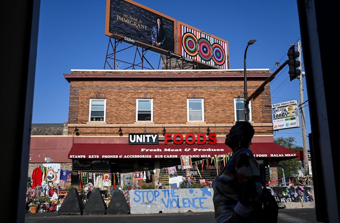 People gathered to remember George Floyd on Thursday the third anniversary of his murder at the hands of Minneapolis police officer Derek Chauvin.