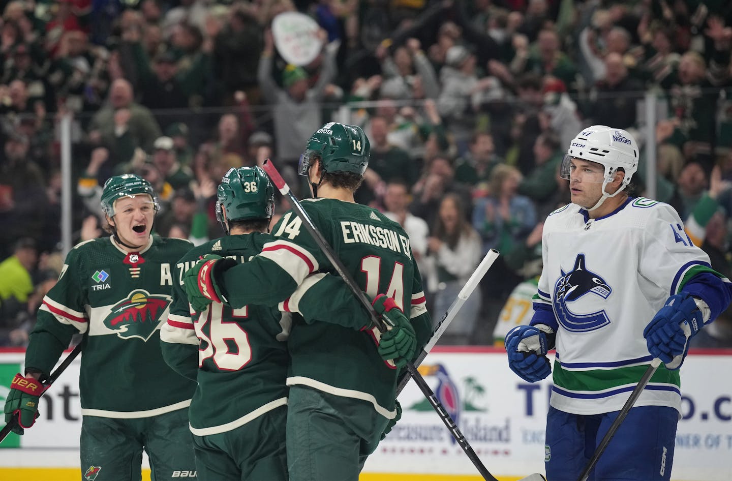 Kirill KaprizovMats Zuccarello connection stronger than ever as Wild surge