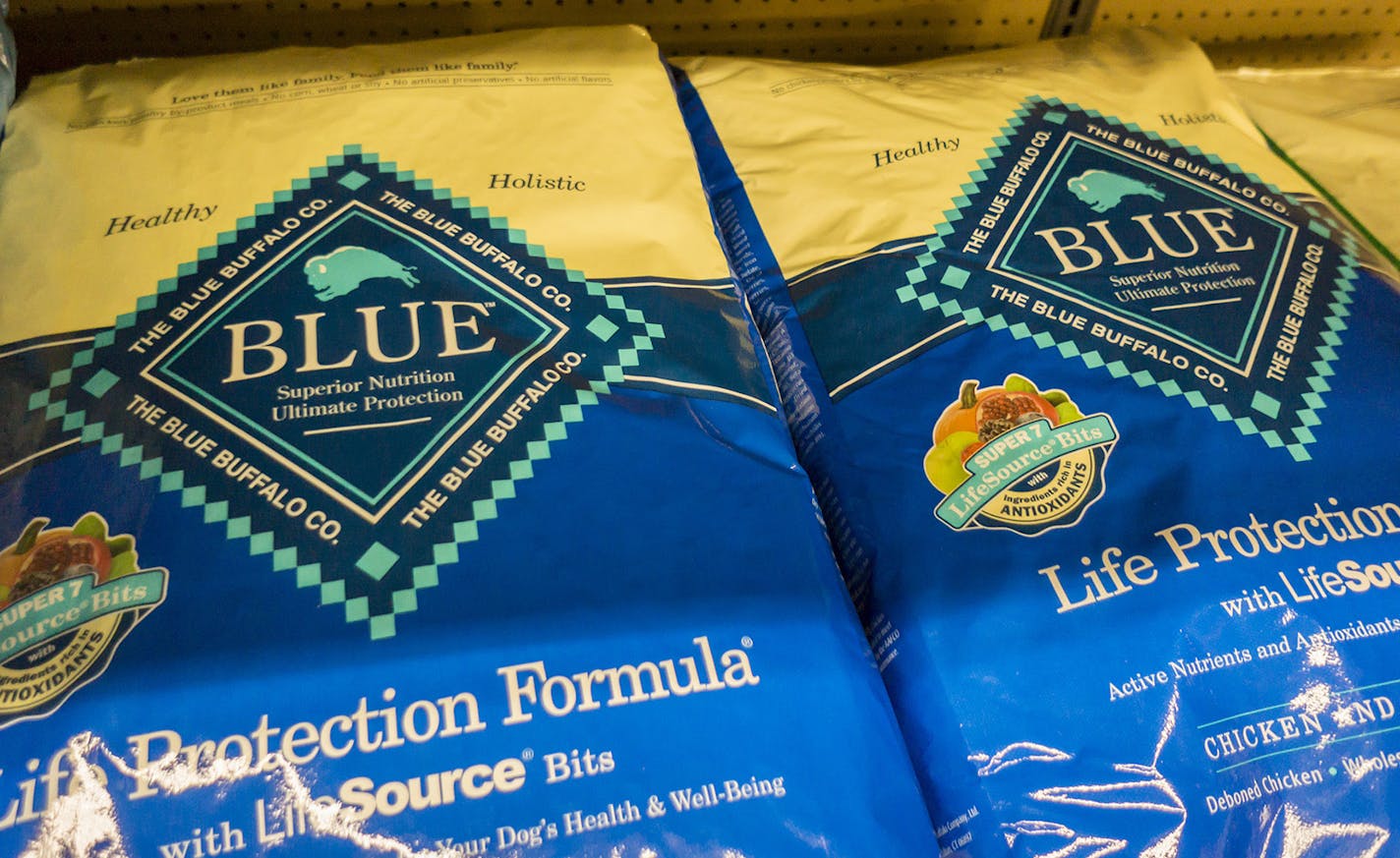 Blue Buffalo, General Mills' pet food line, bolstered sales growth last quarter. (Richard B. Levine/Sipa USA/TNS) ORG XMIT: 1519005