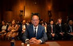 UnitedHealth CEO Andrew Witty testifies before the Senate Finance Committee on May 1 in Washington, D.C. In February hackers stole health and personal