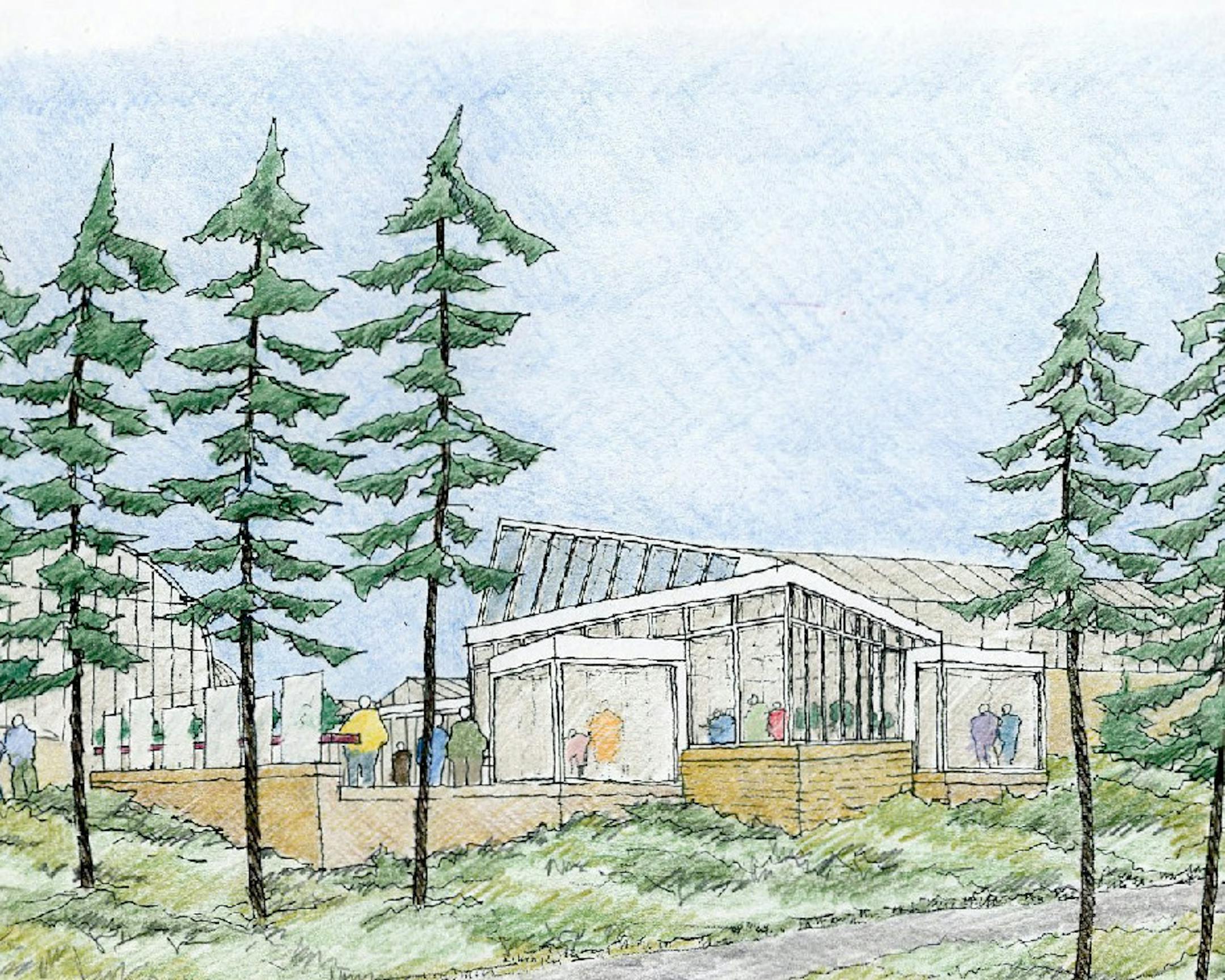 Rendering of the Ordway Gardens at Como Park