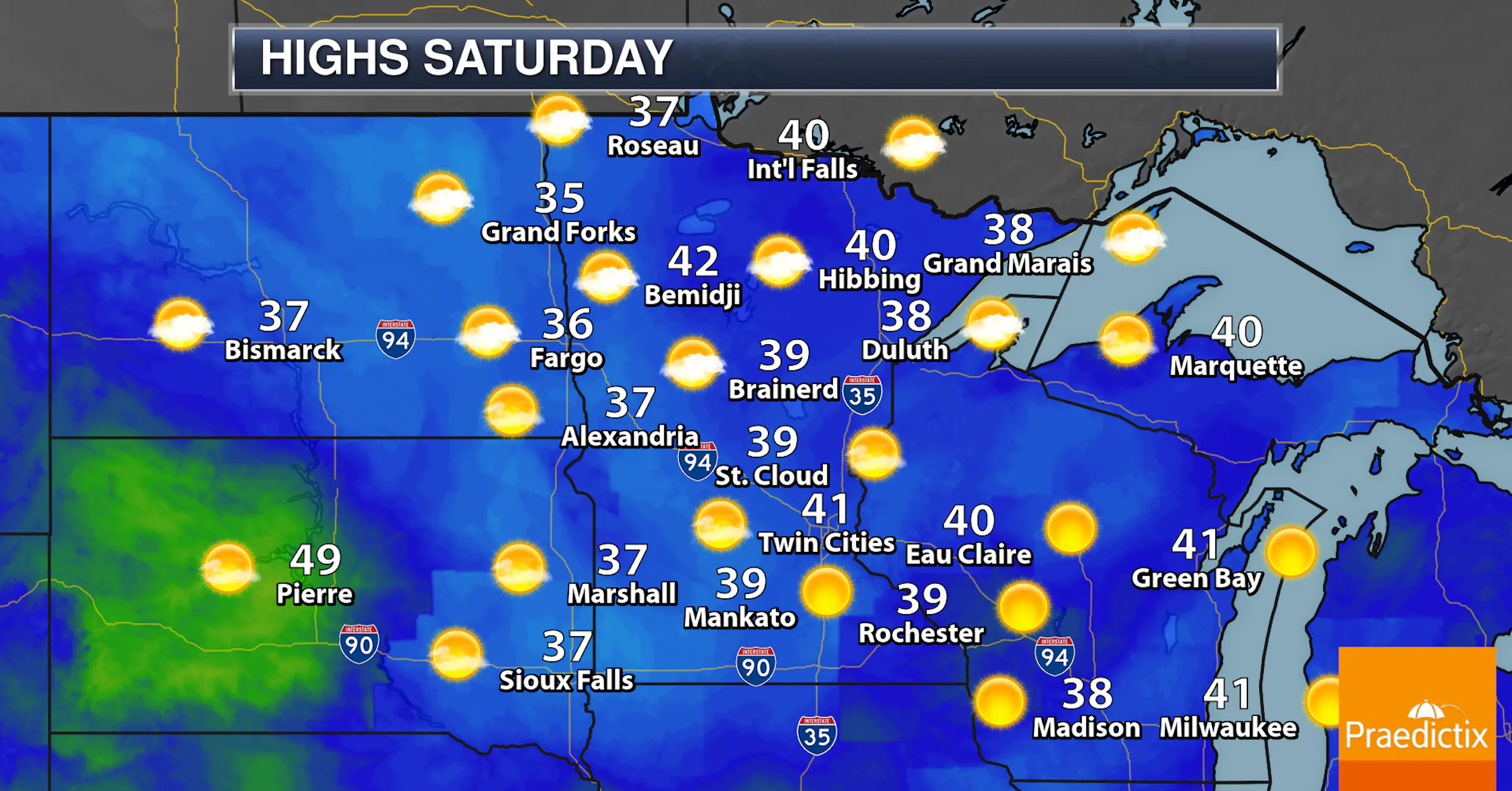 Stra Weather Stunning Weekend Weather With 40s For Highs