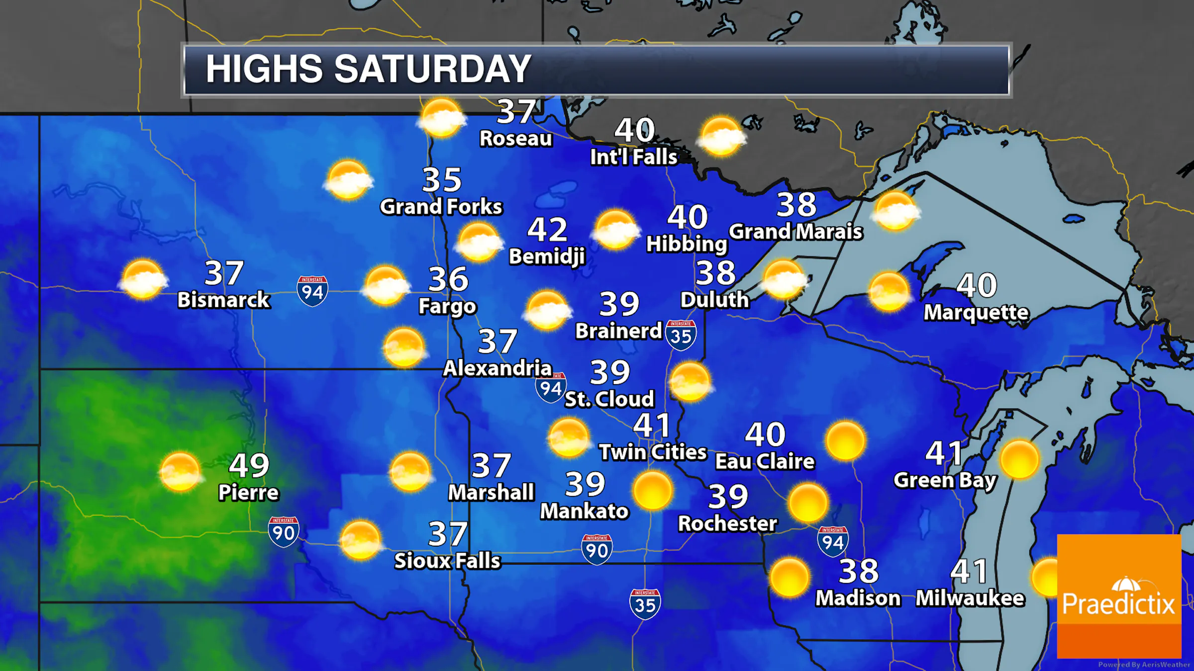 Stunning Weekend Weather With 40s For Highs