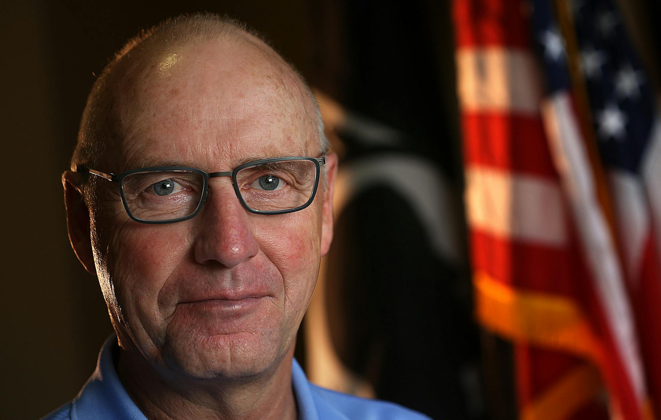 Vietnam veteran Timothy Doble, 66, is a Peer Support Volunteer at Minneapolis VA Medical Center. Doble helps veterans deal with the moral pressures of their combat experiences as a peer counselor at the Minneapolis VA Medical Center.