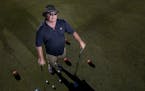 Michael Turnbull (above), the head golf pro at Brookview in Golden Valley, has started lawn bowling at the course. The number of Americans who play go