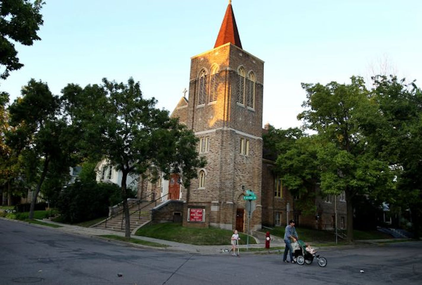 The former Pentecostal Assembly Church in Minneapolis is vacant and up for sale.