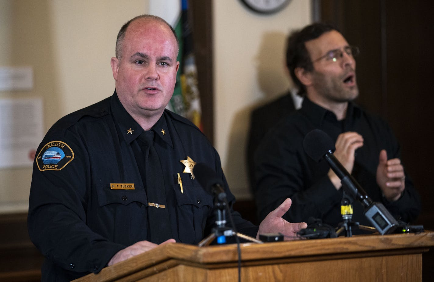 FILE-Duluth Police Chief Mike Tusken. ALEX KORMANN • alex.kormann@startribune.com