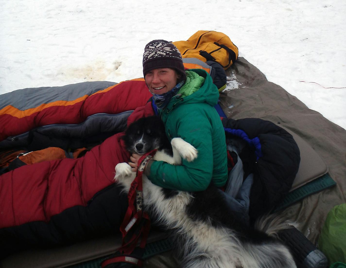 Some winter campers enjoy getting directly under the stars, keeping an eye on the forecast.