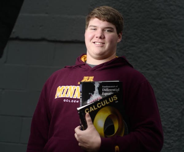 Super Preps standout Blaise Andries of Marshall sought out his perfect fit of athletics and academics. He found it at Minnesota. (Richard Tsong-Taatar