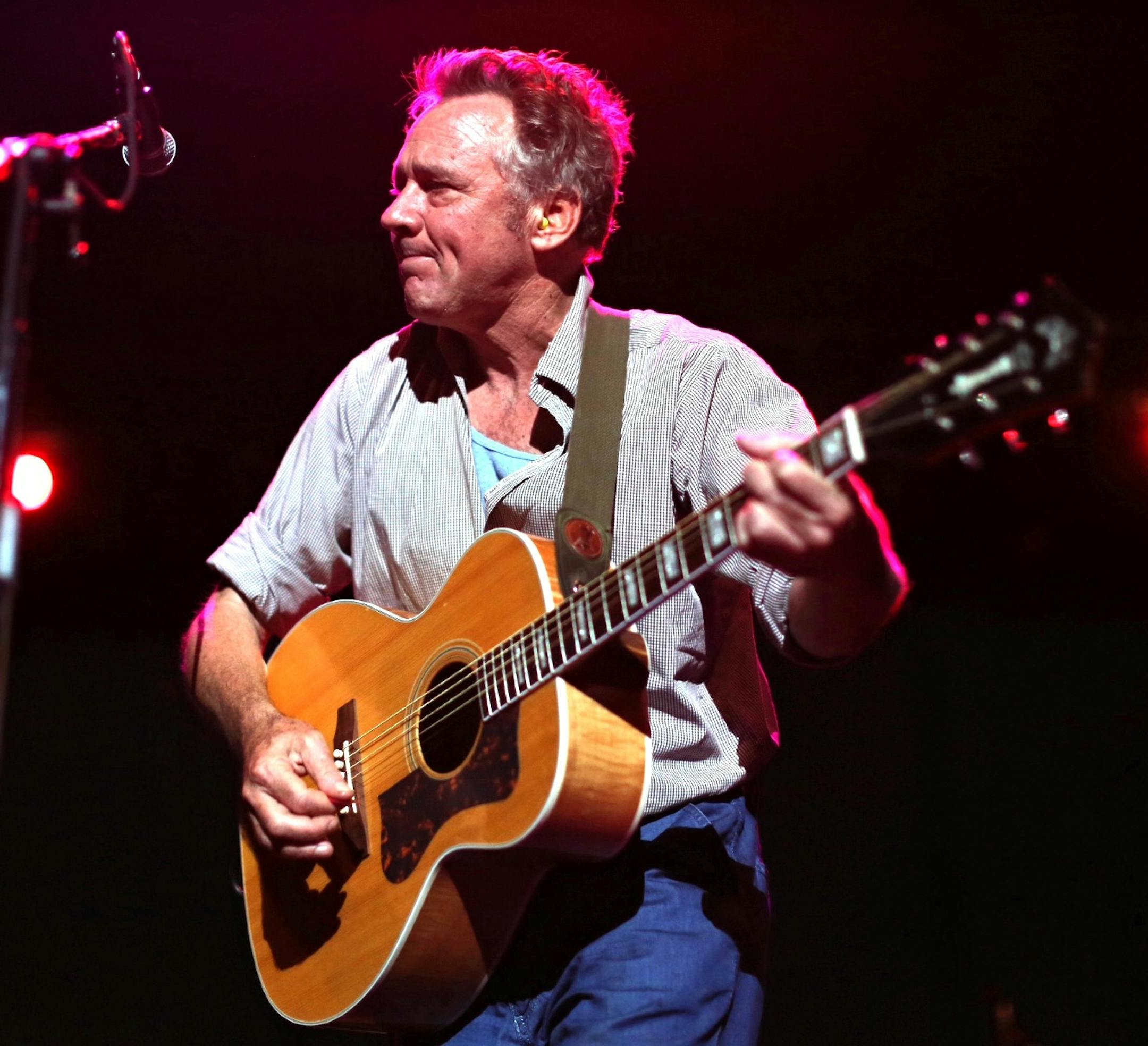 The Jayhawks performed at the Minnesota State Fair on Friday, August 31, 2012. Pictured from left to right, Pictured is Mark Olson, acoustic guitar and vocals. ] (RENEE JONES SCHNEIDER * reneejones@startribune.com)